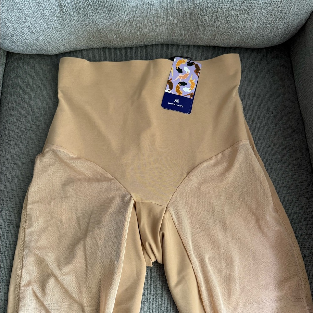 New Honeylove High-Waisted Shapewear in Nude Size M